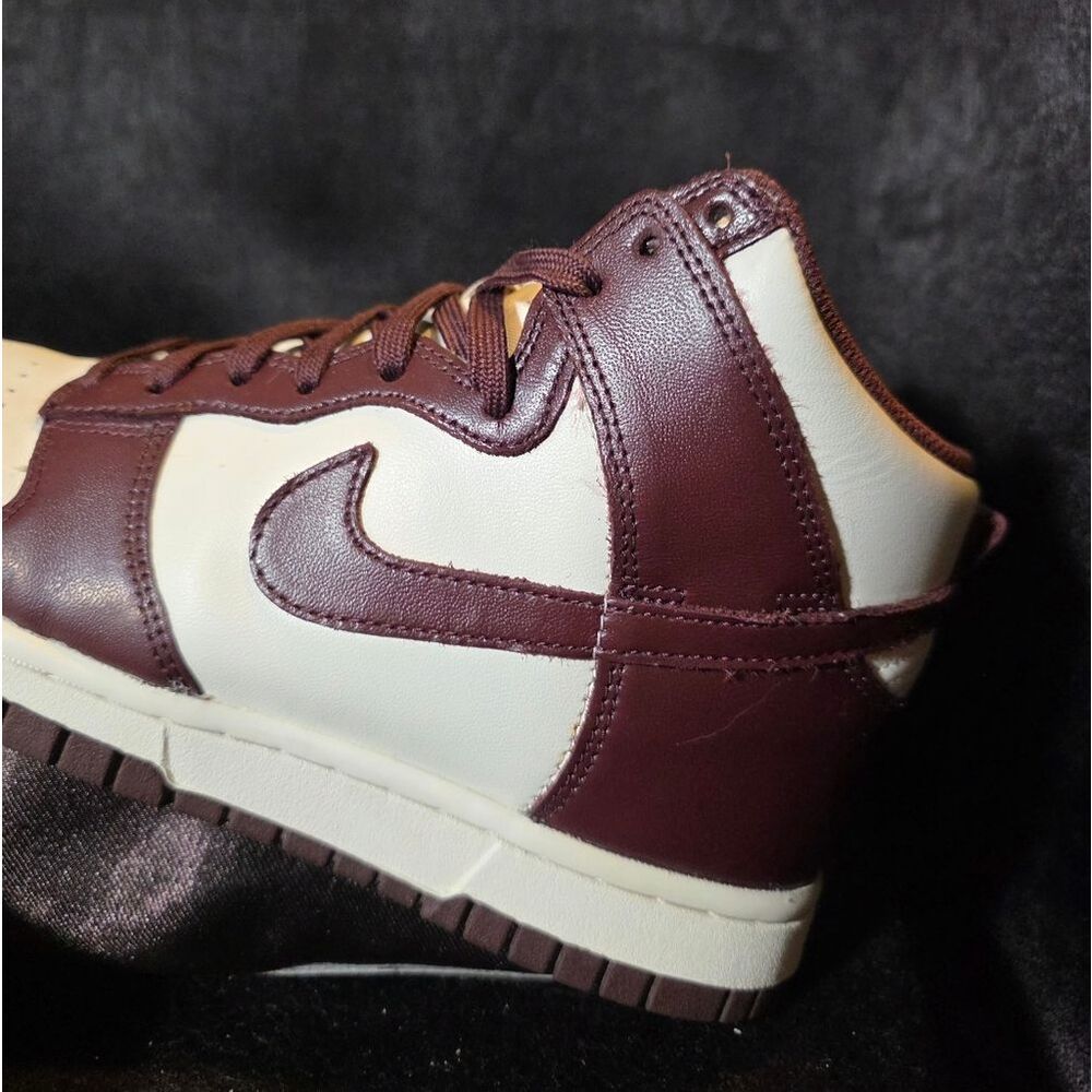 Nike Dunk High Maroon Womens Size 7 - Picture 3 of 8